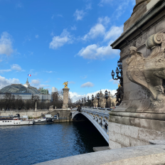 I enden af Champs-Elysées finder du den imponerende Triumfbue, som er kendt vidt og bredt. Midt i en enormt kaotisk rundkørsel ligger den store, lyse konstruktion, som troner smukt udover den store forretningsgade i den vestlige del af Paris' centrum. Fra toppen af Triumfbuen kan du nyde udsigten udover byen - hvor du såmen kan se Eiffeltårnet og flere store bygninger, såsom Grand Palais og Les Invalides. Paris' uden tvivl mest kendte varemærke er Eiffeltårnet. Den 300 meter høje konstruktion skyder flot op i vejret i det 7. arrondissement i Paris. Med sin hyggelige park og have er der lagt op til en smuk oplevelse, når du besøger den franske hovedstads varetegn nummer 1. Hvis du har mod på højder - og har lagt penge til side til det ;-) - så er det en fed oplevelse at komme op i Eiffeltårnet. Højt over byen ligger en smuk perle placeret. Sacré Cæur er et af de mange (!!) flotte bygningsværker, som gemmer sig i Paris. På en bakketop i det hyggelige Montmatre-område ligger kirken, som først blev indviet efter 1. verdenskrig. Dermed er bygningsværket et af de nyere af de gamle, smukke værker. Sacré Cæur betyder desuden "Hellige hjerte", og hylder fred og faldne krigere.Det kendte - og anerkendte - museum, Louvre, er et besøg værd. Med sine mange smukke former for kunst er det et fantastisk sted at besøge. Om du er kunstkender eller ej, så er det en stor oplevelse. Undervejs støder du på kunstværker som Mona Lisa - mens du også kan opleve et hav af forskellige skulpturer og gamle fund på tætteste hold. Unge og studerende besøger museet gratis.